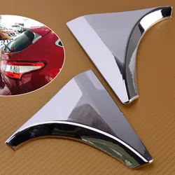 Car ABS Chrome 2Pcs Rear Window Tailgate Spoiler Trims Cover Fit for Nissan Qashqai J11 2014 2015 2016 2017 2018