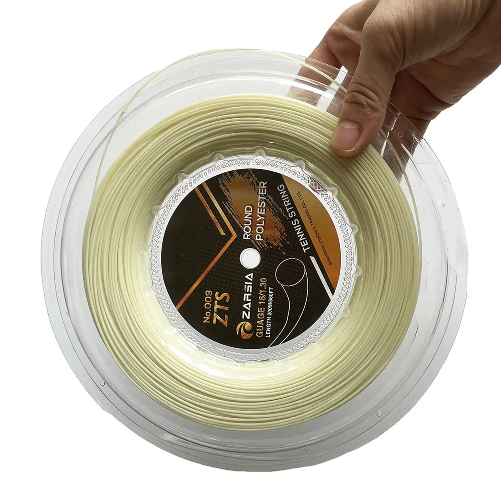 ZARSIA Tennis racket Strings  Power Rough Polyester tennis string Round Shape tennis racket strings 16/1.30 mm