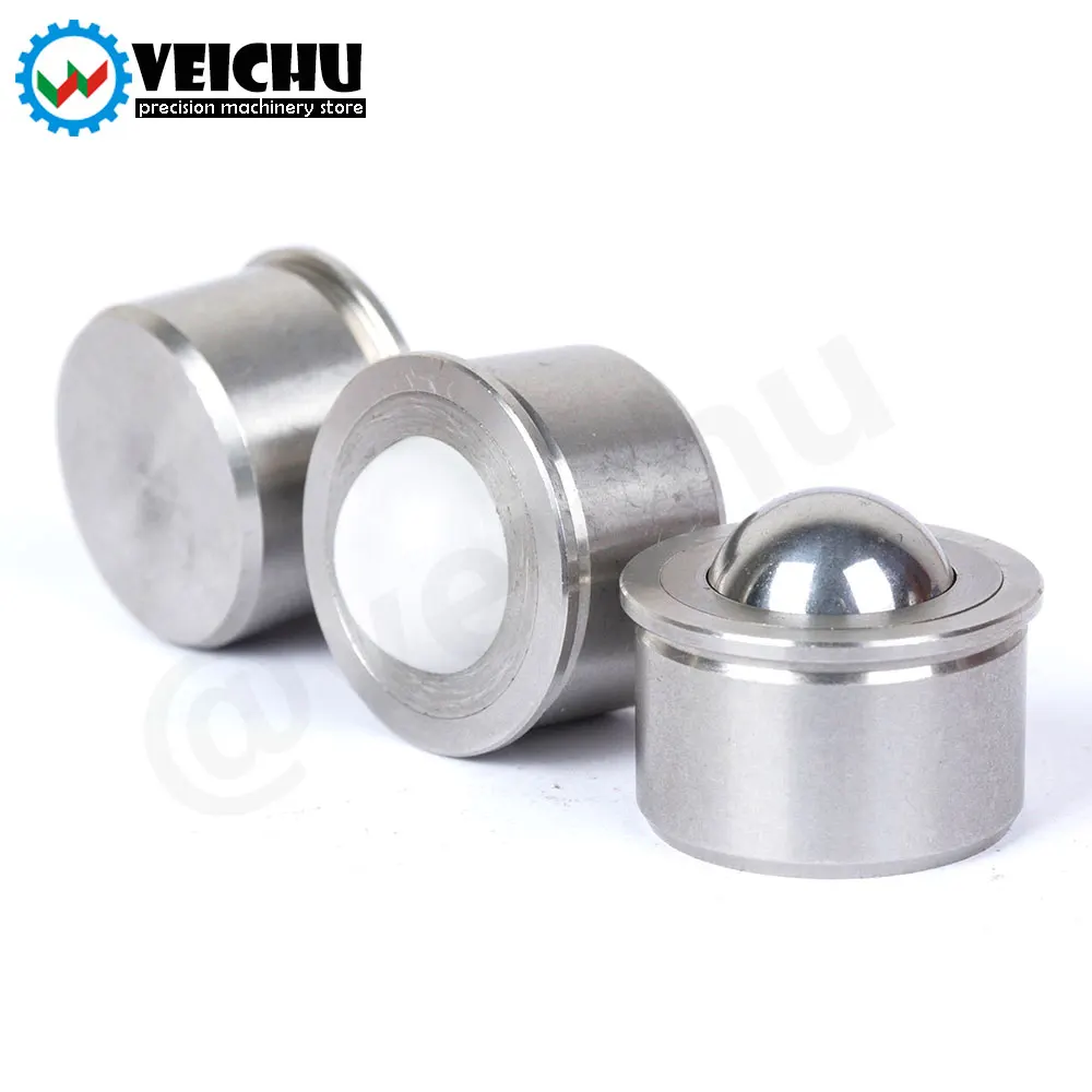 Veichu Converyor Component VCN310/311 Rvs Ronde Duurzaam Stier Wiel Transfer Bearing Roller Ballen