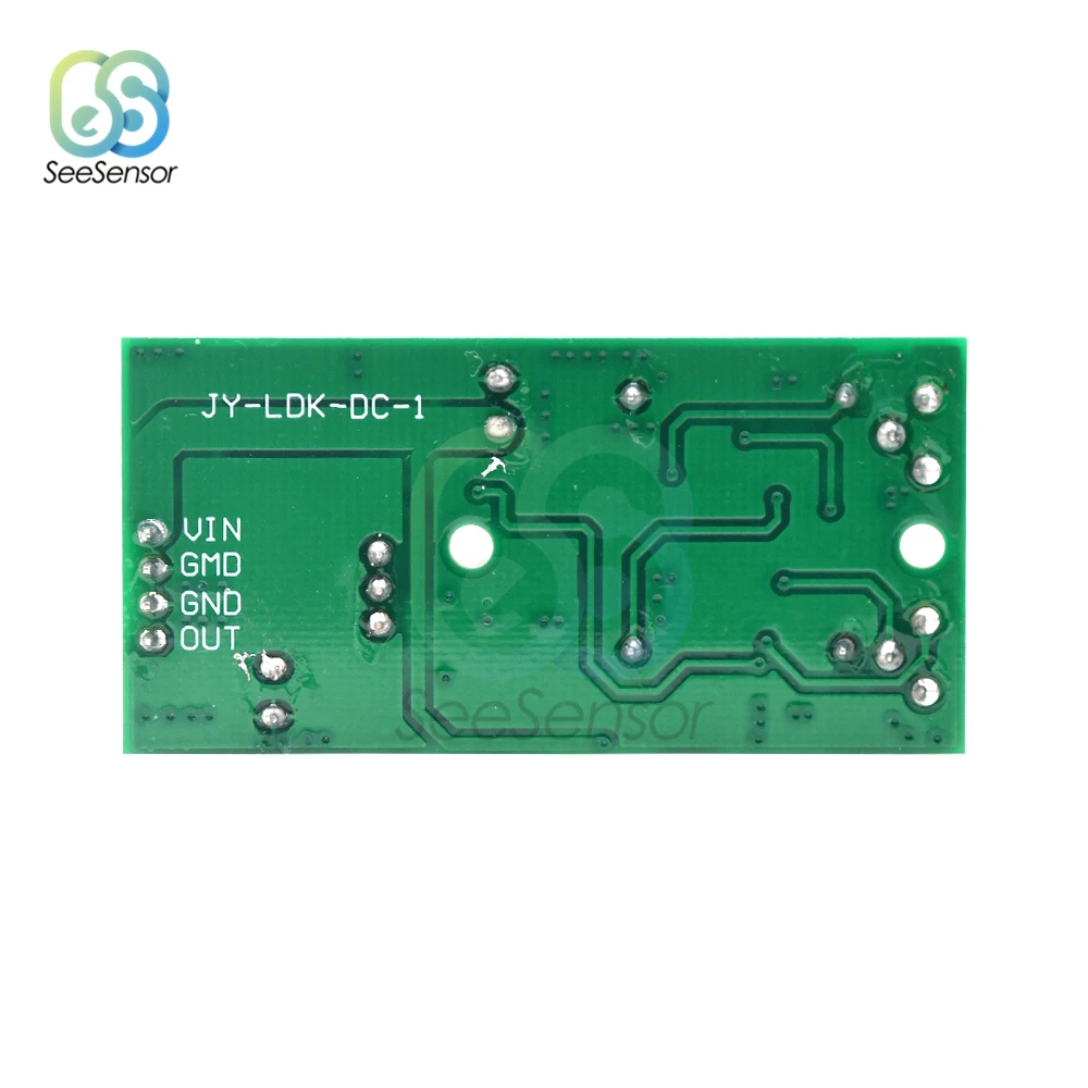 DC 36V to 12V 3A Microwave Radar Sensor Module Board Delay Time Sensing Distance Voltage Adjustable Switch Controller