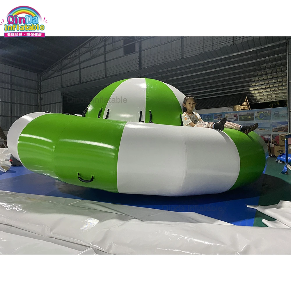 Inflatable towable water sports, Inflatable disco boat water toy, Inflatable Spinning Crazy UFO