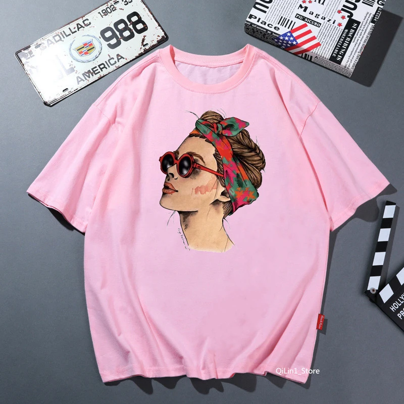 

T Shirt Wome Clothes 2024 Pink Solid Tshirt Femme Summer Fashion Hip Hop Female T-Shirt Shirt Drop Shipping Tops