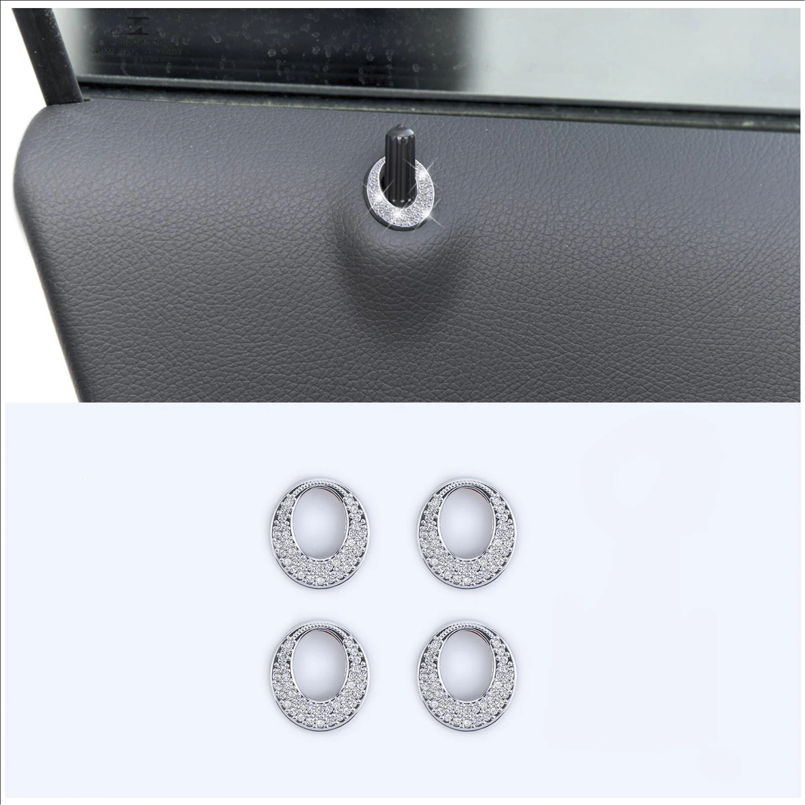 

Bling Door Lock Pins Cover Compatible with Mercedes Benz Accessories CLA250 W246 W212 C117 X156 CLA GLA B E Class GLC