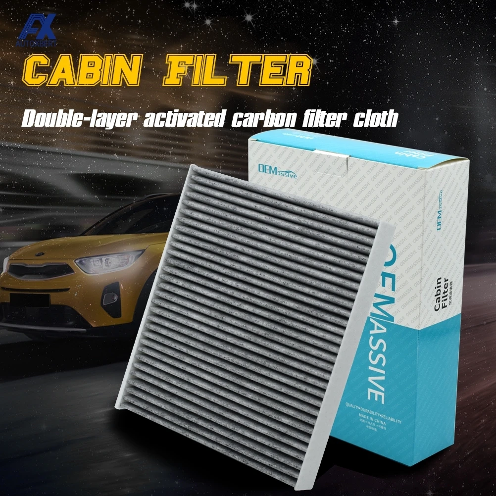 Activated Carbon Cabin Air Filter Pollen For Mercedes G-Class W463 VW Polo Fox Audi A1 A2 Skoda Fabia Seat 6Q0819653 6Q0820367