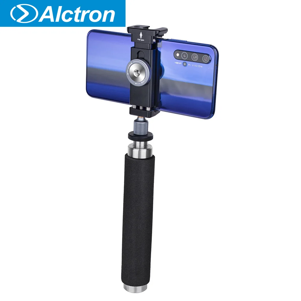 

Alctron PHD30 phone clamp stand, adjustable clamp fits for different sizes phone, high quality body, stable and durable