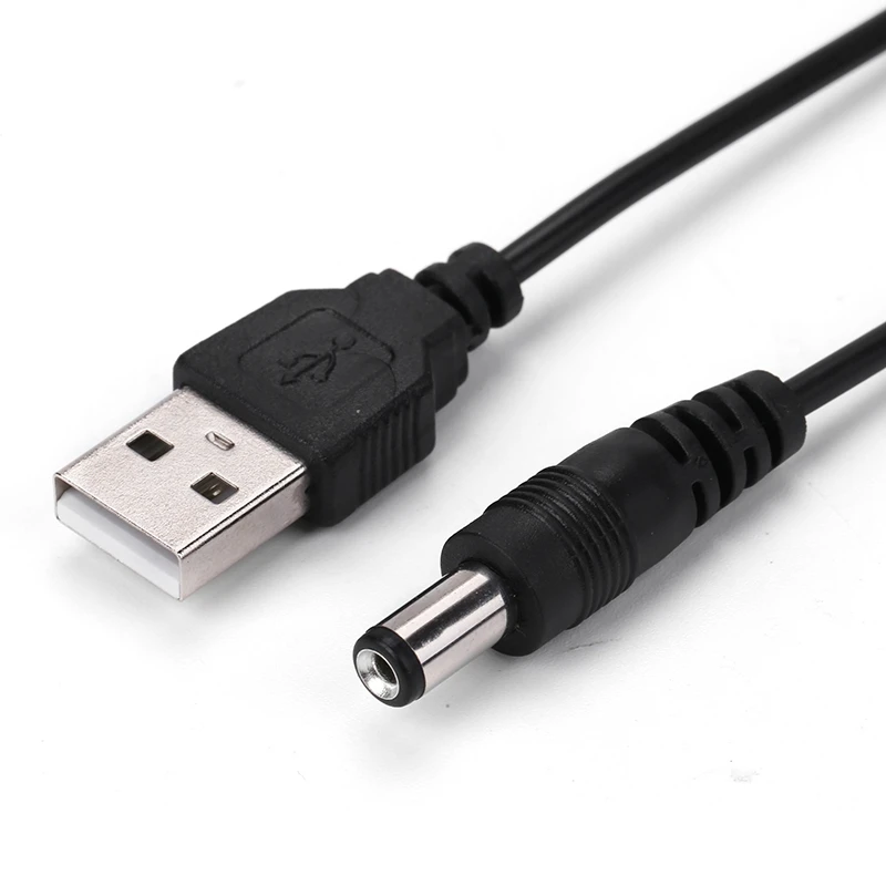 USB Port to 2.0*0.6mm 2.5*0.7mm 3.5*1.35mm 4.0*1.7mm 5.5*2.1mm 5V DC Barrel Jack Power Cable Connector