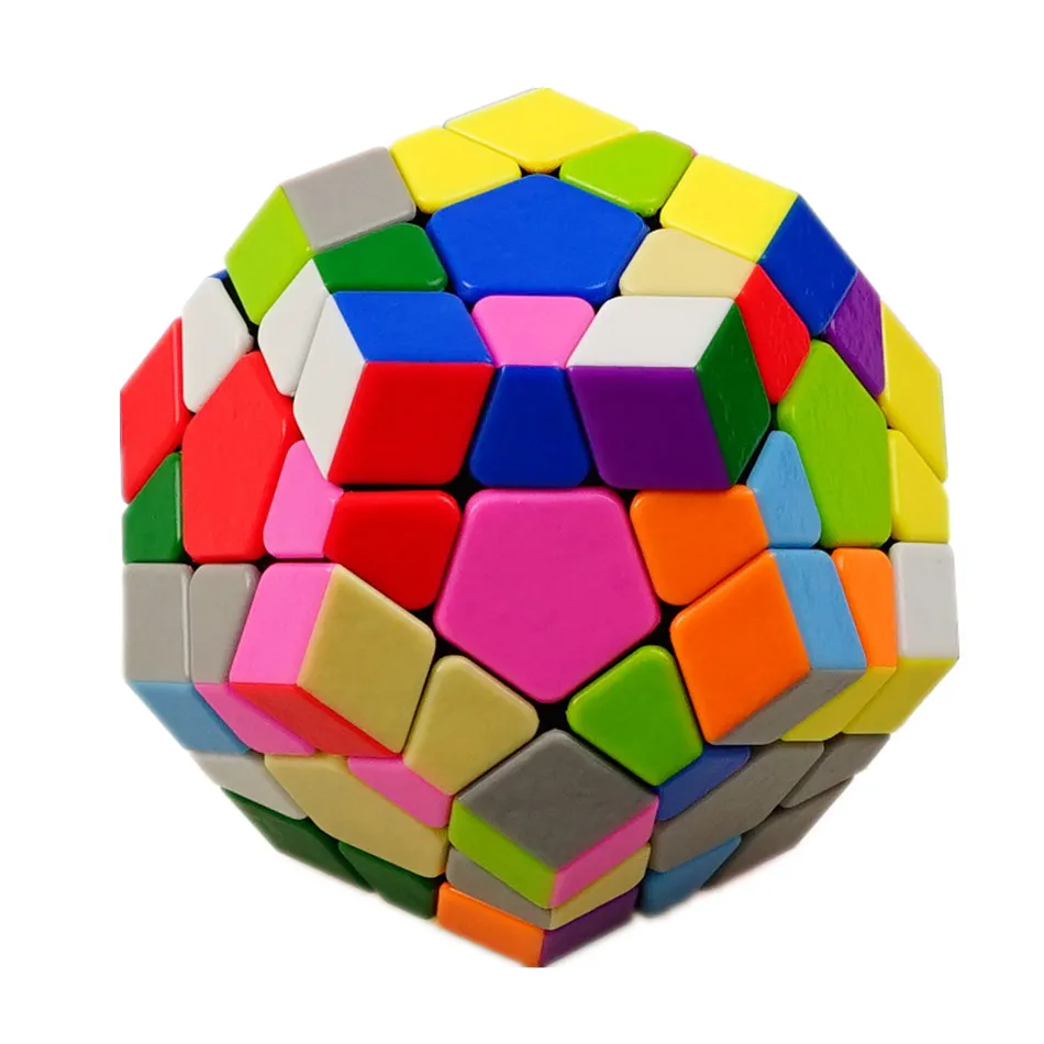 Shengshou Gem 3x3 Megaminx ステッカーレス スピード キューブ マジック キューブ ツイスト パズル 十二面体 マジック キューブ