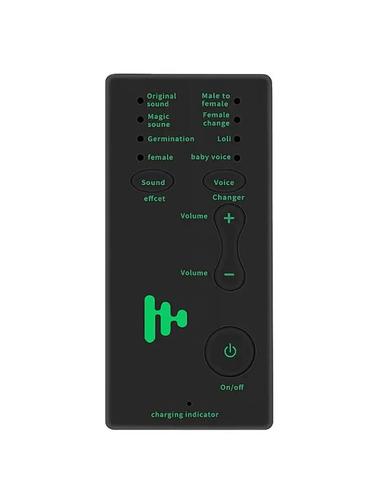 Rondaful Mini المحمولة مغير الصوت مغير الصوت مع وظائف الصوت قابل للتعديل الهاتف الكمبيوتر كارت الصوت الميكروفونات