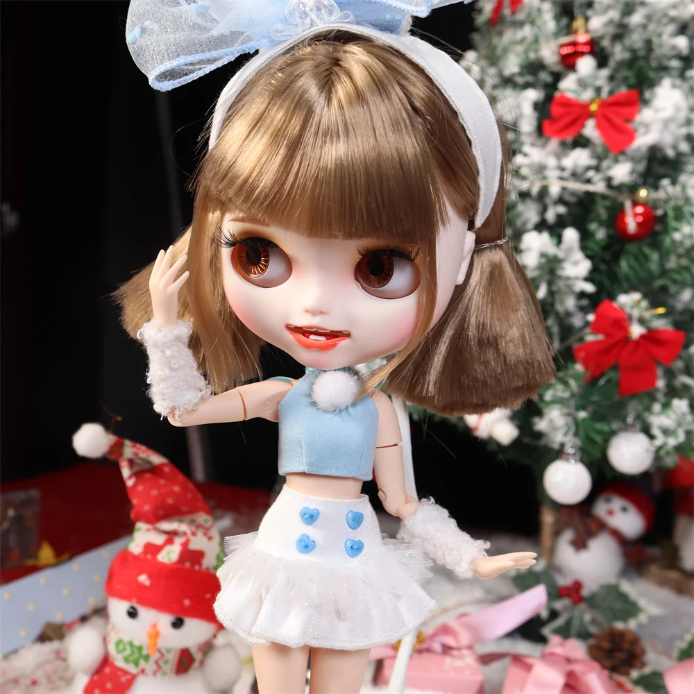 

Одежда DBS Blyth, сине-белый костюм кролика, боди icy licca Azone