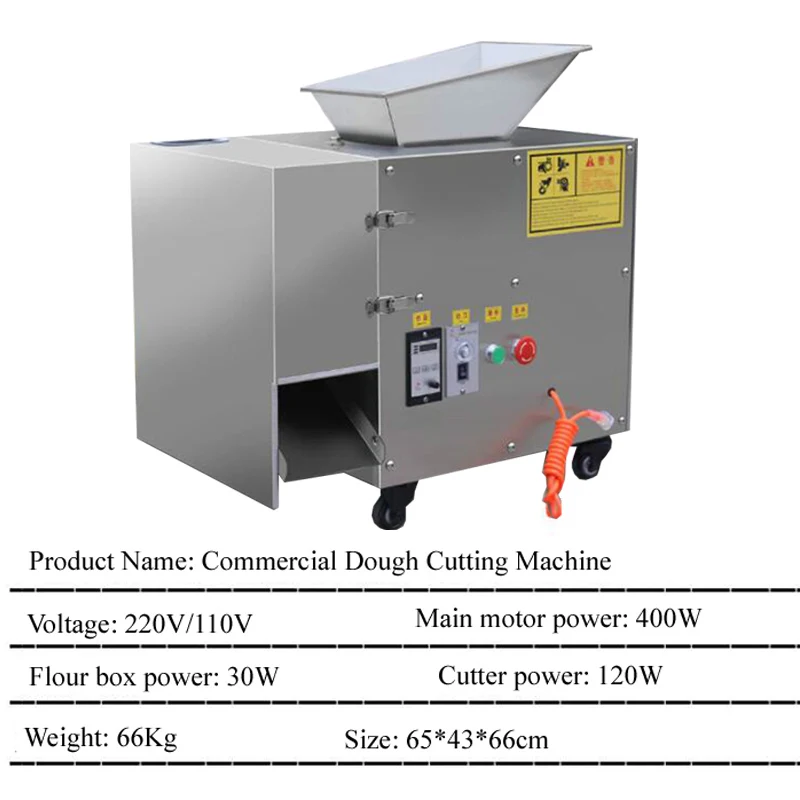 Máquina de corte divisor de massa, bola de massa que faz a máquina de bola de massa de pizza