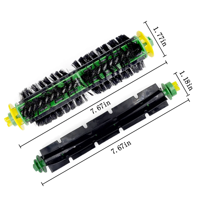 Pour IRobot Roomba 500 série 520 529 530 540 550 580 590 accessoires d\'aspirateur, roue de brosse latérale principale, pièces de filtre Hepa