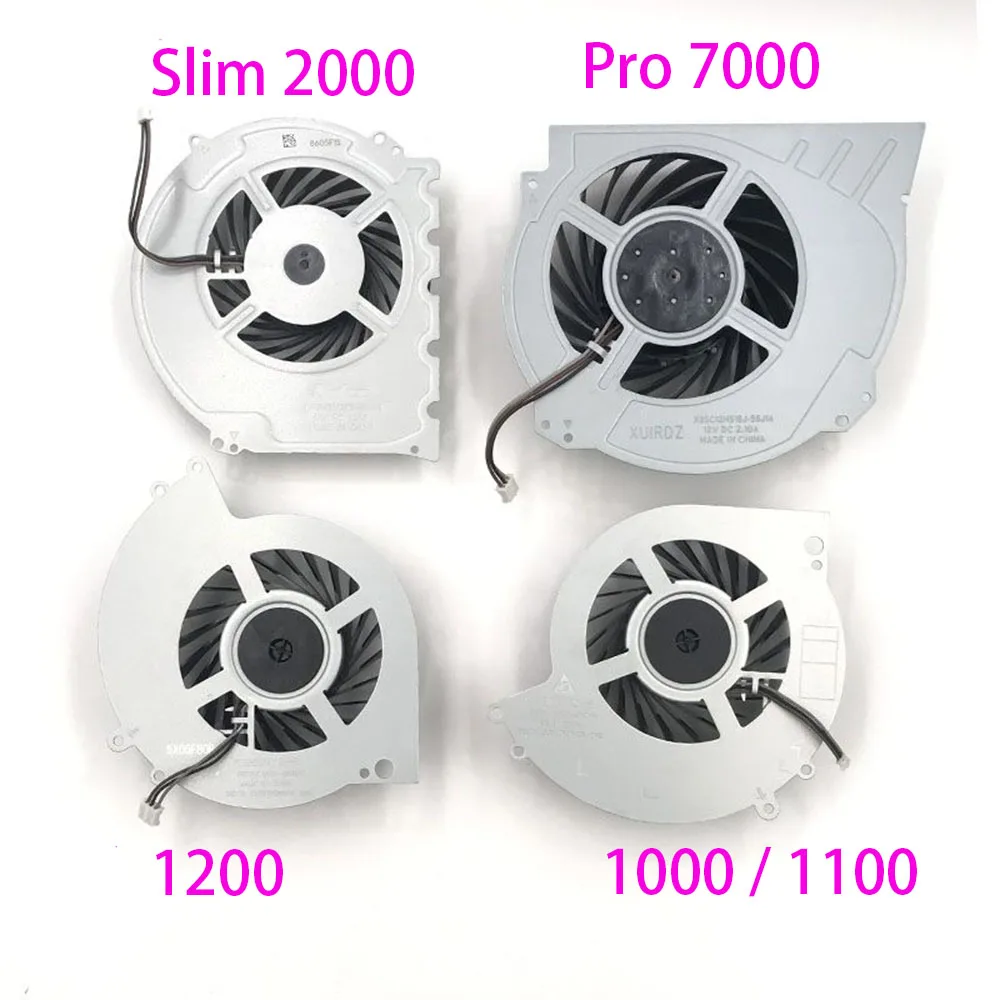 For Sony PlayStation 4 PS4 Slim CUH-2016A/B Internal Cooling Fan For PS4 Slim PRO 1000 1100 1200  2000 7000