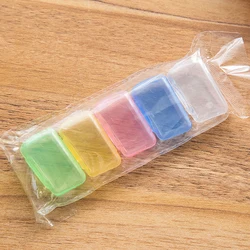 New Fashion 5Pcs/Lot Portable Toothbrush Head Cover Case For Travel Hiking Camping Box Brush Cap Case Bathroom Accessory