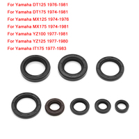 Engine Oil Seal Kits For Yamaha DT125 DT175 MX125 MX175 IT175 YZ100 YZ125 DT MX IT 125 175 YZ 100 125 Motorcycle Accessories