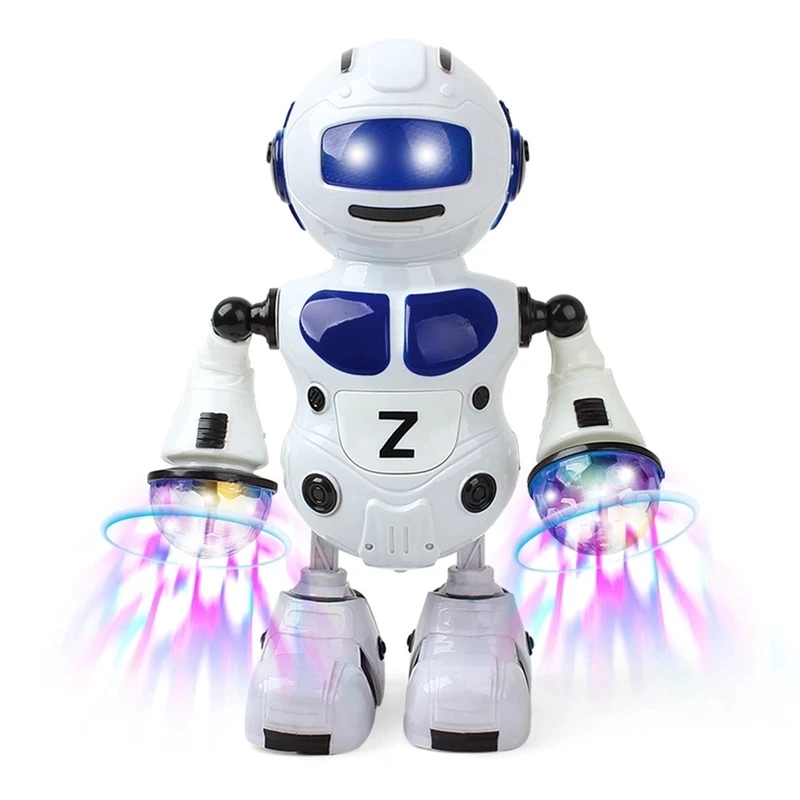 Elettronico Smart Space Dancing Robot canto musica Cool LED Light Dance Robot giocattolo astronauta interattivo boy girl friend Toy Gift