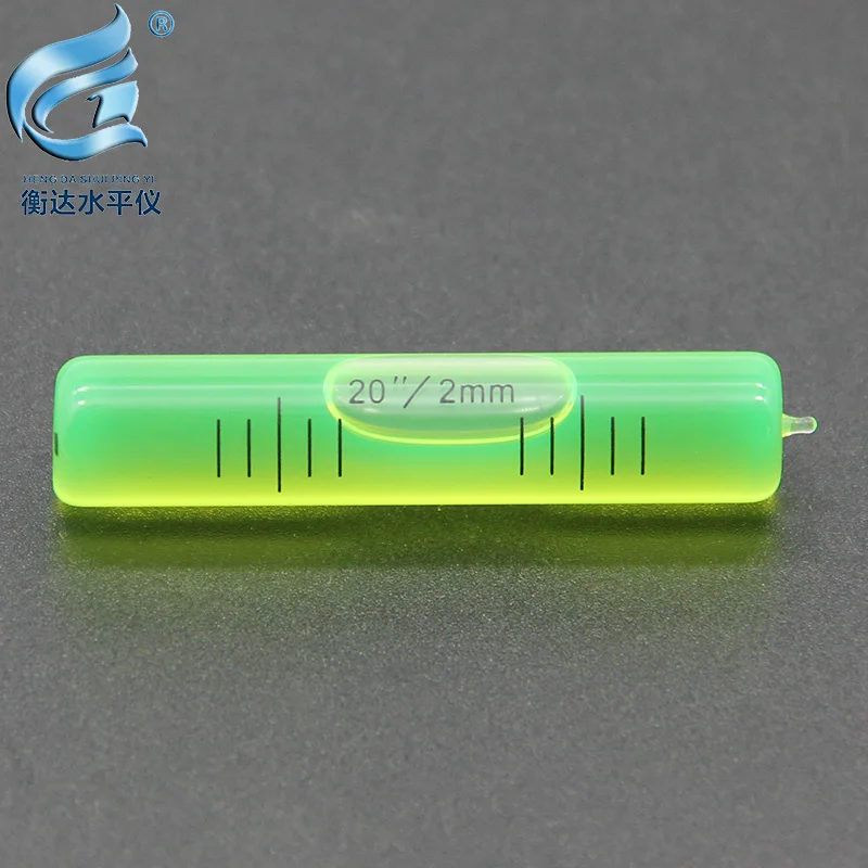 Độ Chính Xác Cao Ngang Bong Bóng 20 "/2Mm Kính Ống Nước Bong Bóng