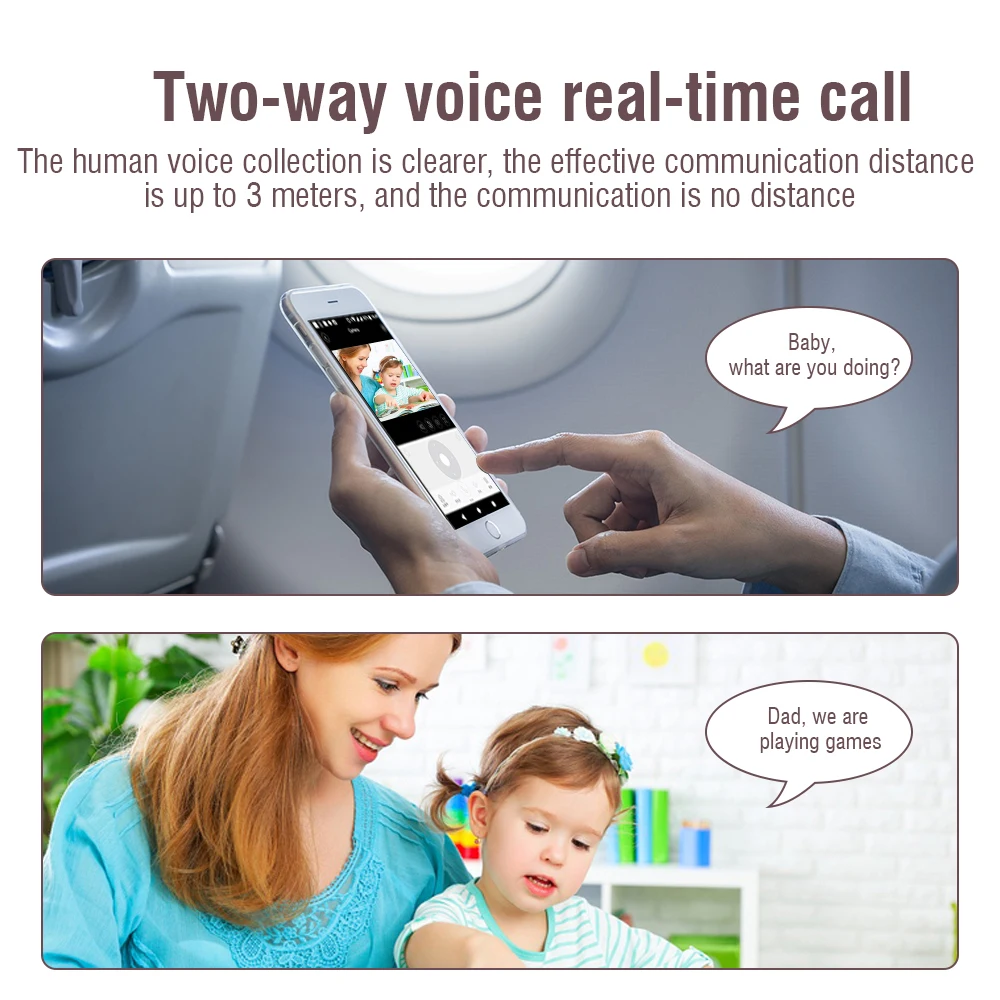 1080P واي فاي كاميرا IP لاسلكية أمن الوطن كاميرا صغيرة Yoosee السيارات تتبع المراقبة CCTV كام 360 للرؤية الليلية مراقبة الطفل