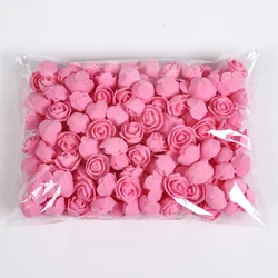 50/100/200 pezzi orsacchiotto di rose 3 cm schiuma matrimonio decorativo decorazioni natalizie per la casa scatola regalo fai da te fiori artificiali