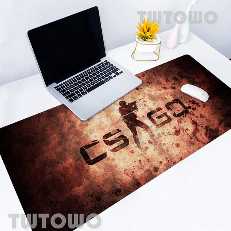 

Mousepad Home Large HD XXL keyboard pad MousePads Csgo Counter Strike Gun Natural Rubber Soft Carpet Laptop Mice Pad