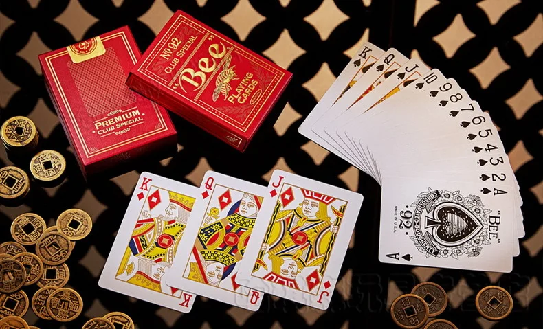 1 set High Quality Bee Golden Deck Magic Props Magic Playing Cards Magia Poker Playing Card Magic Tricks for Magician