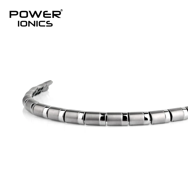 Power Ionics 100% Titanium Beads WaterProof Fashion Bracelet Lover Friends Famliy Gift