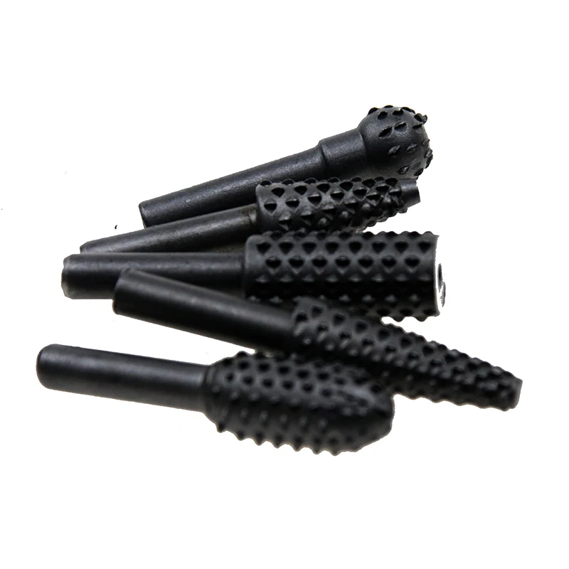 5pcs Steel Rotary Rasp File 1/4\