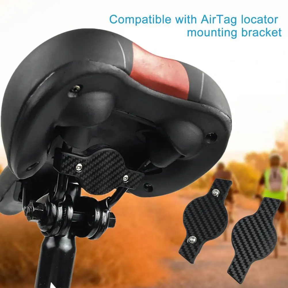 Convenient for Airtag Locator Under Seat Cushion Bracket Strap/Screw Type Locator Holder Convenient for MTB