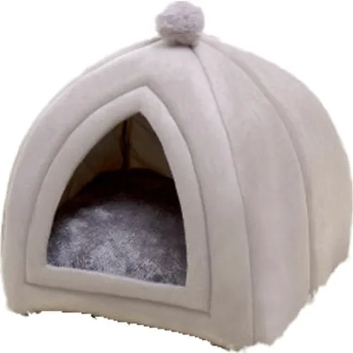 Ihome Triangle Pet Nest Bed For Cats and Dogs