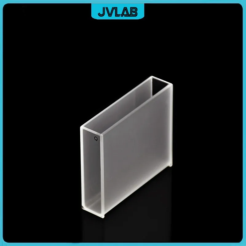 Quartz Cuvette ( Liquid Sample Cell ) Absorption Cell 50 mm Measuring Reflected Light Cuvette Resistant High Temperature 600(C)