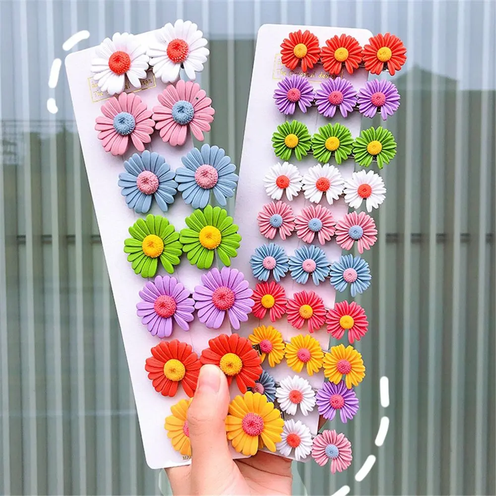 

Headwear Fashion Hair Accessories for Girls Children Cartoon Small Daisy Hairpins Barrettes Hair Clips