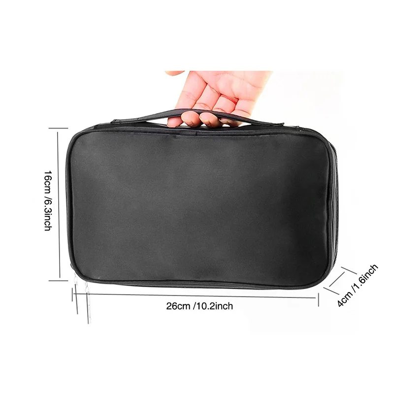 Women Professional Beautician Cosmetic Bag Makeup Brush Organizer Beauty Case Travel Toiletry Storage Box Make Up Tool Handbag