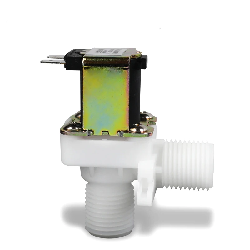 1/2' Kunststoff-Motor-Magnetventil mit hoher Temperaturbeständigkeit 100 ℃ Trinkbrunnen Rechtwinkliges Magnetventil 12V 24V 220V – Detail 3