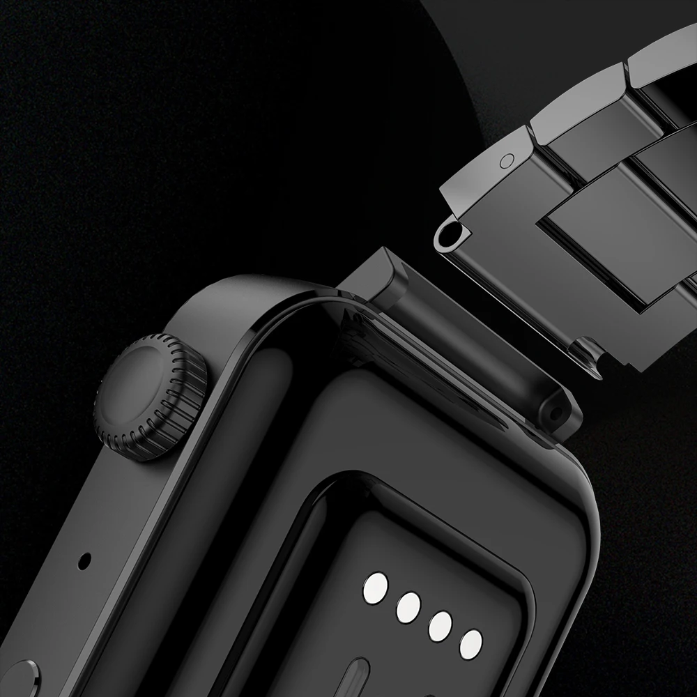 Xiaomi Mi 시계 밴드 메탈 스트랩 손목 밴드 팔찌 시계 손목 밴드 xiaomi Wtach 커넥터 20mm 링커, 샤오미 시계 밴드 손목 밴드 손목 밴드