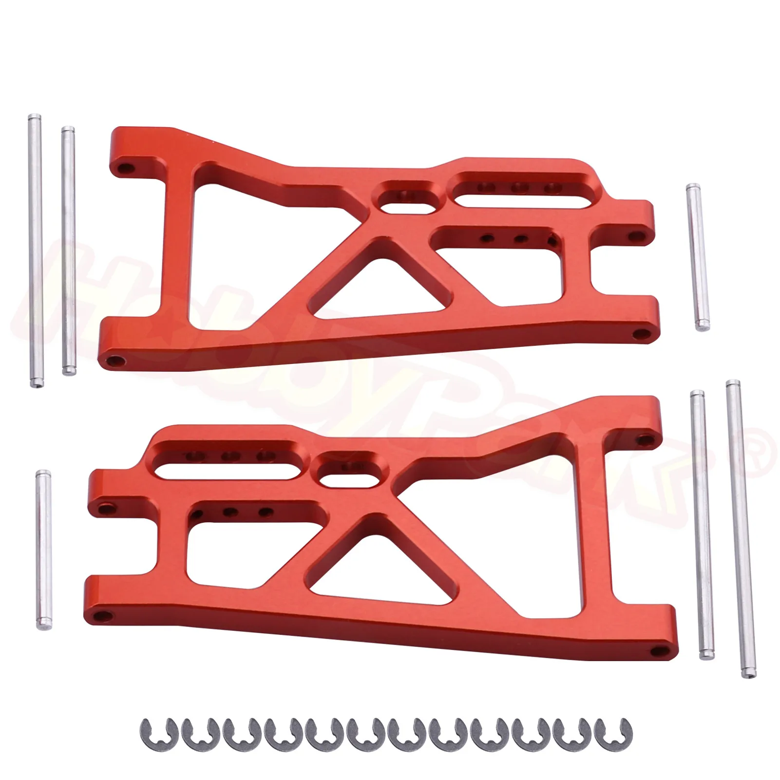 2Pcs Aluminum Rear Lower Suspension Arm 513008 For FS Racing 1/10 Monster Truck 51805 FS538 10YW, Buggy 53625 FS539 10YW