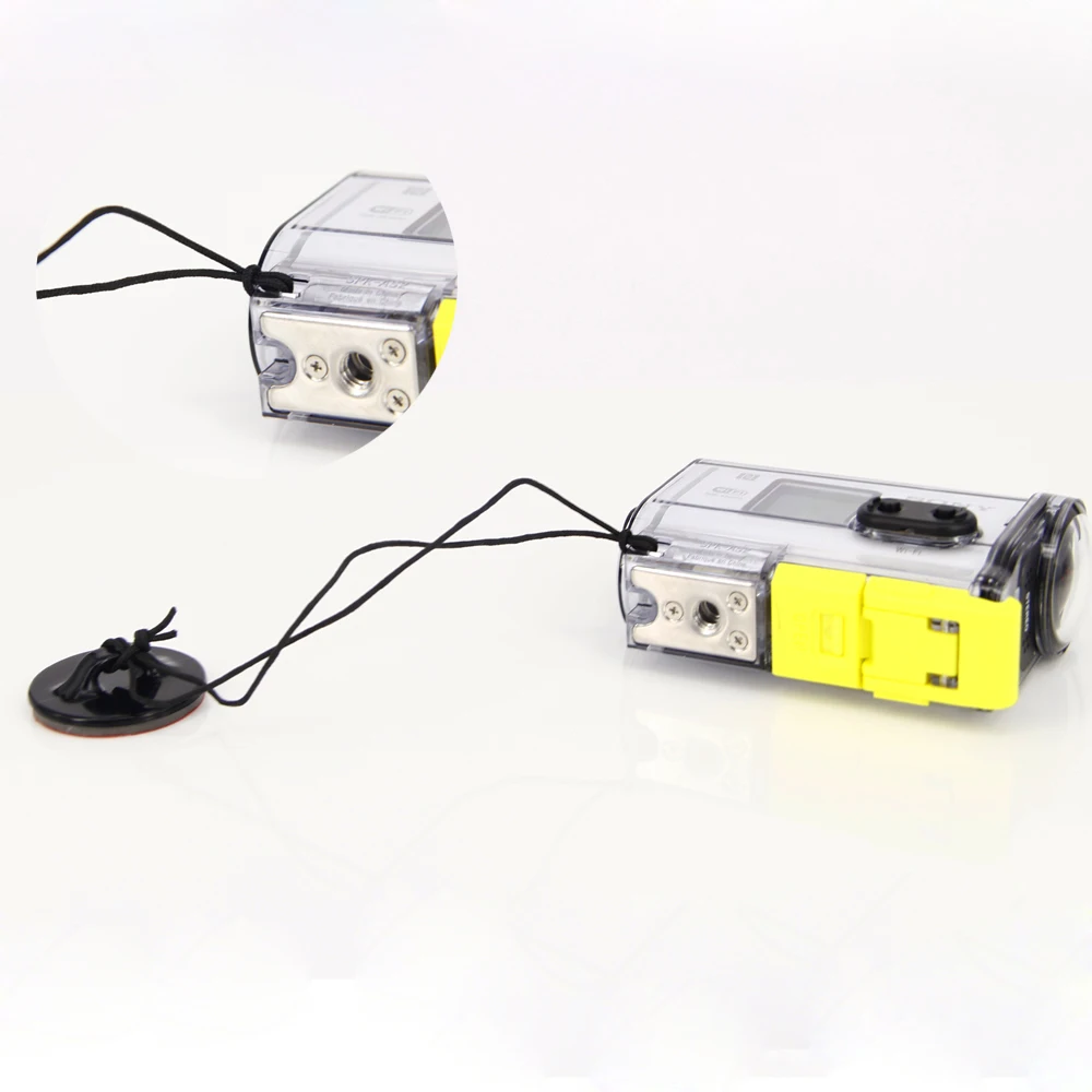 5 Pz/lotto di Assicurazione Tether Cinghie Kit di Montaggio per Sony RX0 Fdr X3000 X1000 Hdr AS300v 200 V 100V 50V AZ1 Action Cam Accessori
