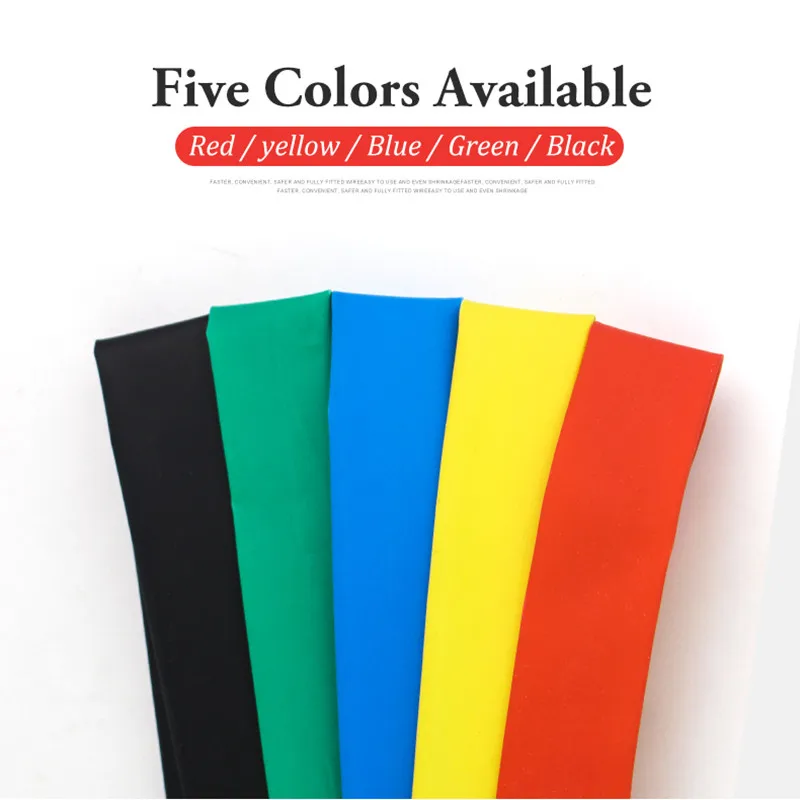 10 Meter colorful clear Heat Shrink Tube Shrinkable Tubing Wrap Wire kits 2:1 heat shrink tube Wrap Wire Sell DIY Connector