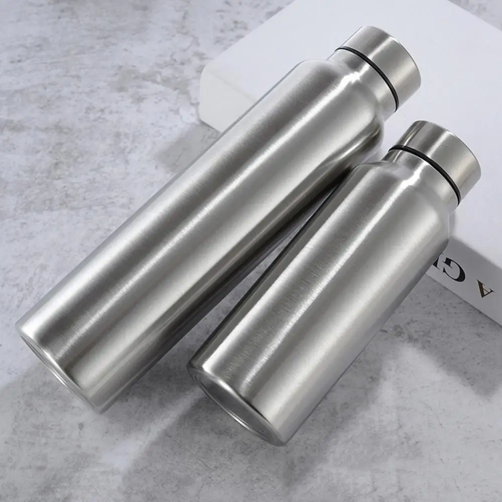 50% Discounts Hot! Portable Stainless Steel Single Wall Large Capacity Water Bottle Outdoor Supply