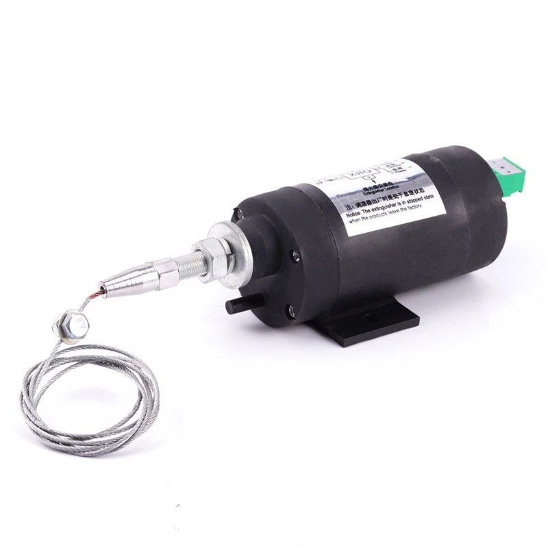 Dispositif d'extinction de moteur de Type ouvert, vanne d'arrêt XHQ-PTG, solénoïde de moteur défaut 12v 24v en option