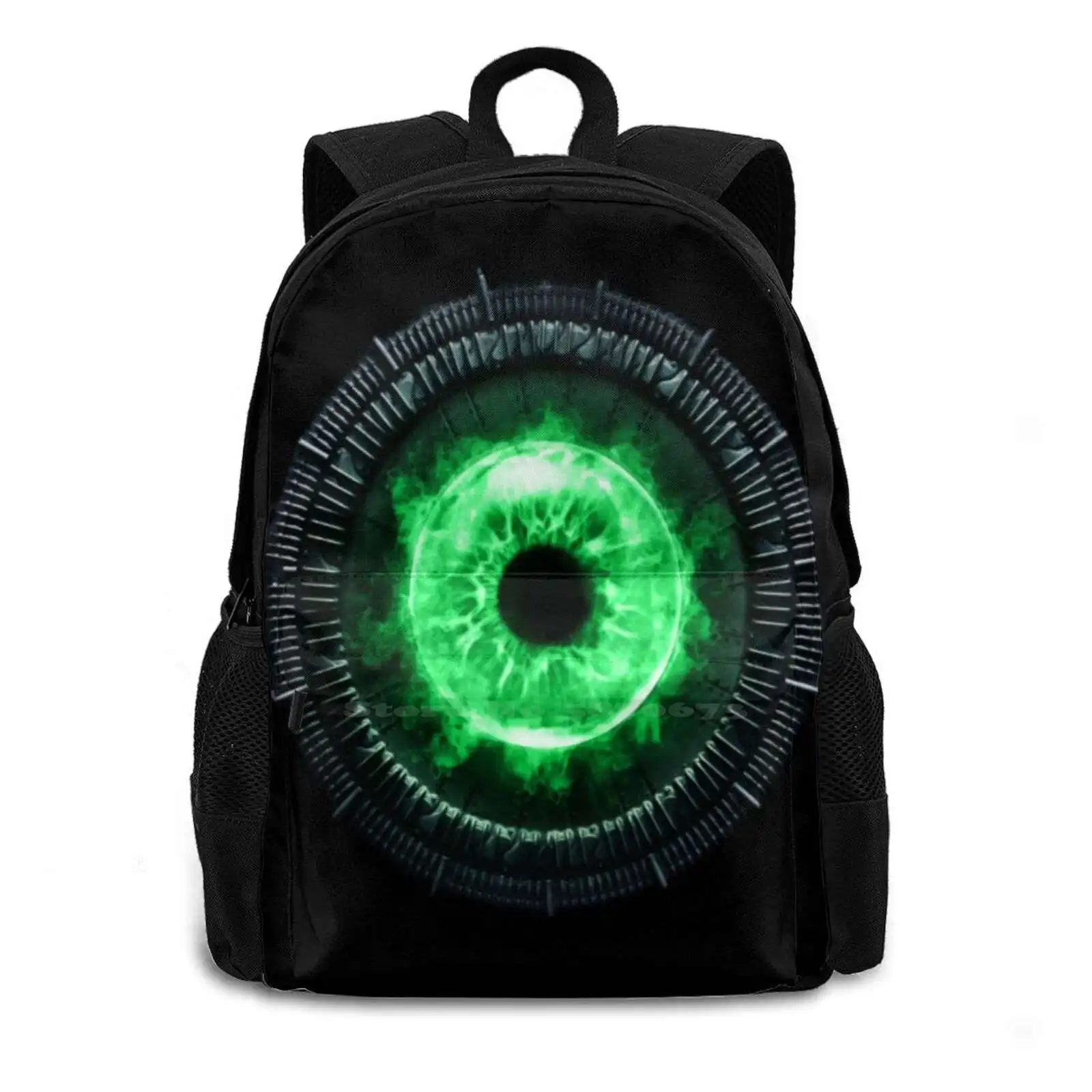 Awesome Big Green Eye School Bags For Teenage Girls Laptop Travel Bags Eyes Big Green Lord Of The Ring