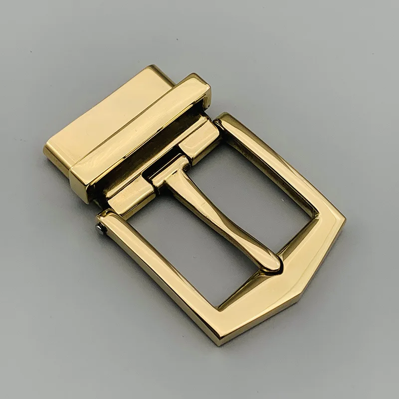 35mm solid pure brass men and women high-end durable belt buckle new style pants belt buckle pin replacement DIY accessories