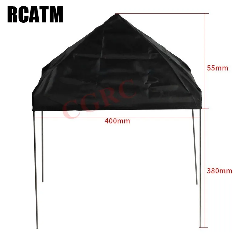 Mini Metal Bracket Canopy Shade Tent For 1/10 RC Crawler Car TRX4 Axial Scx10 Drifting RC Car Tamiya Yokomo HPI  YD-2