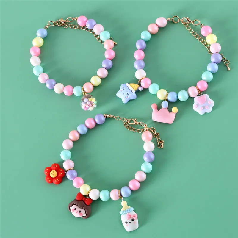 Cat Collar Party Wedding Necklace Macaron Pearl Jeweled Puppy Cat Collar Crown Star Paw Pet Dog Collar Accessories