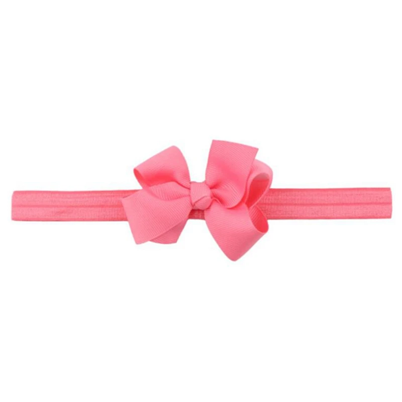 8cm Baby Headband Bowknot Elastic Hair band party hair Bow flower  Newborn headwear baby children Hair Accessories