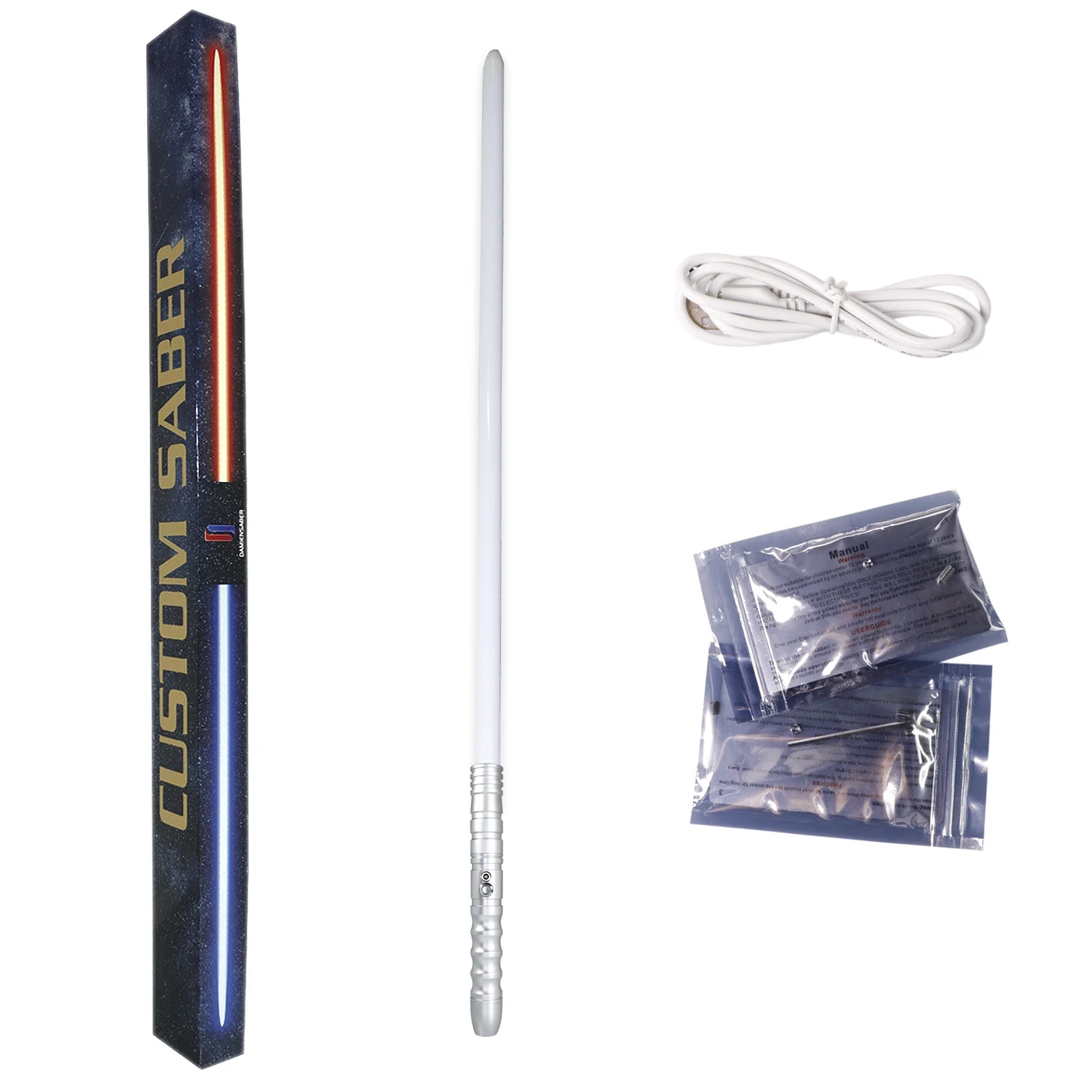 LGT DAMIENSABER - Dueling Lightsaber Smooth Swing Light Sabers with 12 Colors Changing 4 Realistic Movie Sound Fonts
