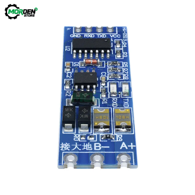 3.3V 5V TTL to RS485 Module Hardware Automatic Flow Control Module Serial UART Level Mutual Conversion Power Supply Module