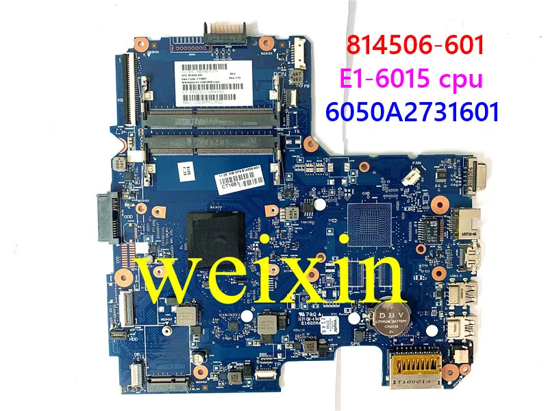 

working For HP 14Z-AF 14-AF motherboard A8-7410 814509-001 814509-501 814509-601 6050A2731601-MB-A01