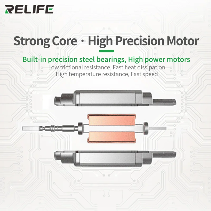 Relife Cola Removedor Furadeira Elétrica, Ajuste de Velocidade, Ferramenta Limpa, OCA Celular, Tela LCD, Adesivo, Luz Fria, Ferramenta Clara, RL-056A