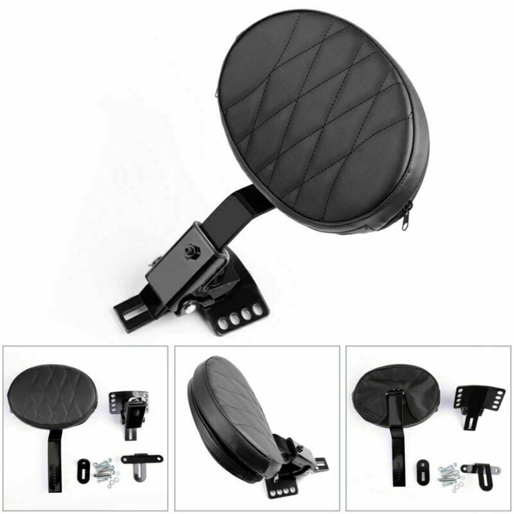 Adjustable Plug In Motorcycle Driver Rider Backrest Pad for Indian Chief Chieftain Roadmaster 2014-2019