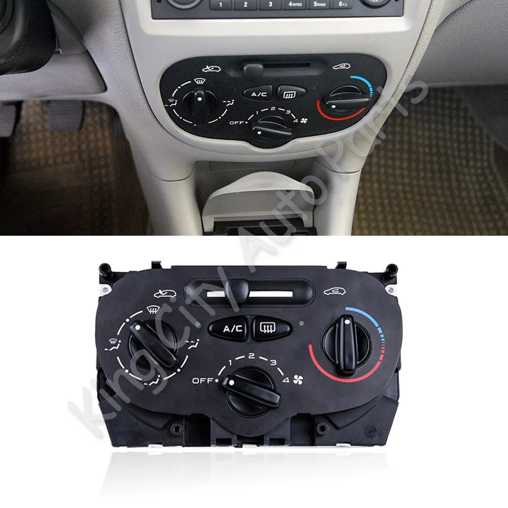 

1PCS For Peugeot 206 307 For Citroen Picasso Car Air Condition Control Panel Plate Temperature Heater Switch Botton