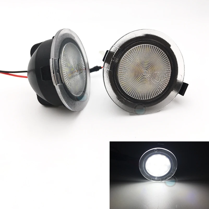 

2Pcs LED Under Side Mirror Light Car-Styling Puddle Lamp Car Rearview Mirror Lamp for Ford F-150 Car Styling.